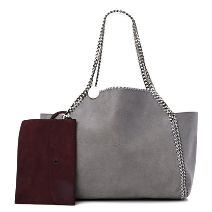 Stella McCartney Shaggy Deer Falabella Reversible Tote Light Grey 1 of 15