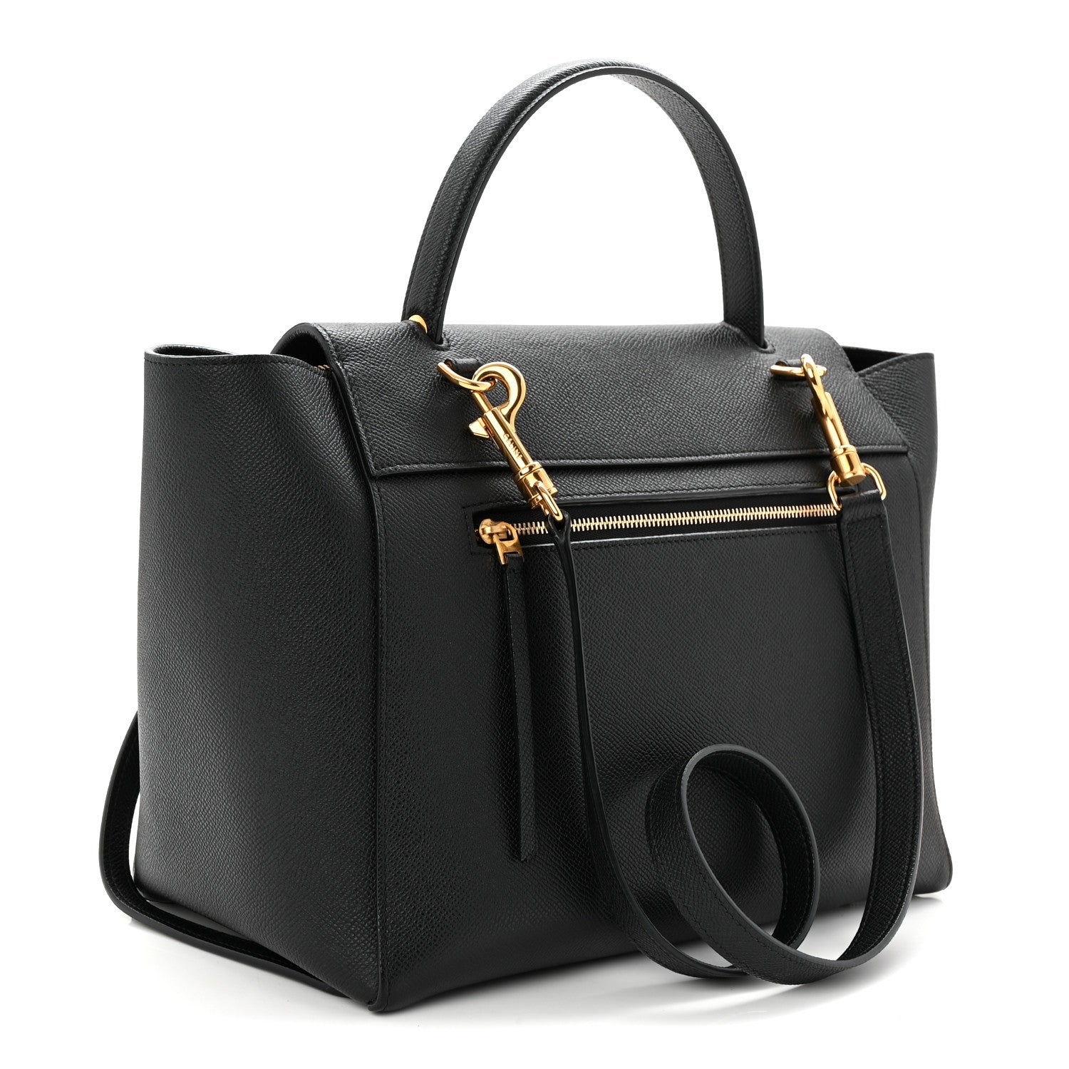 Celine Grained Calfskin Mini Belt Bag Black 3 of 10