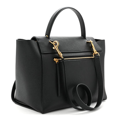 Celine Grained Calfskin Mini Belt Bag Black 3 of 10