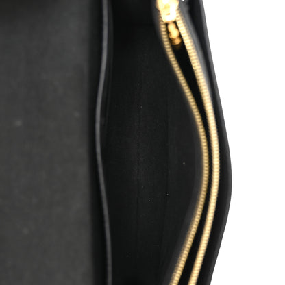 Louis Vuitton Damier Ebene Vavin Chain Wallet Black 5 of 12