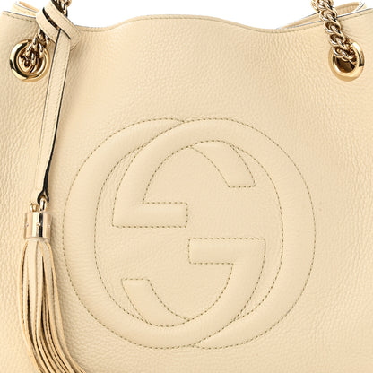 Gucci Cellarius Calfskin Medium Soho Chain Shoulder Bag Ivoire 8 of 11