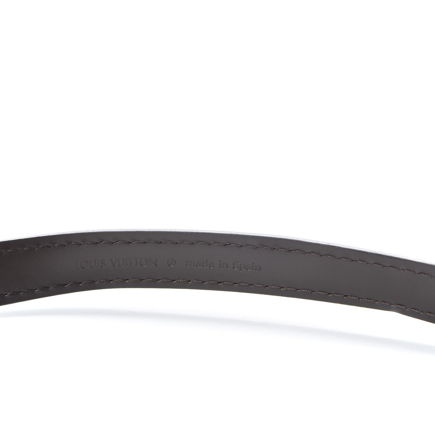 Louis Vuitton Calfskin 16mm Adjustable Shoulder Strap Brown 5 of 6