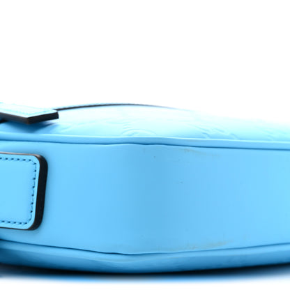 Gucci Rubber Effect Monogram GG Crossbody Bag Bright Blue 9 of 11