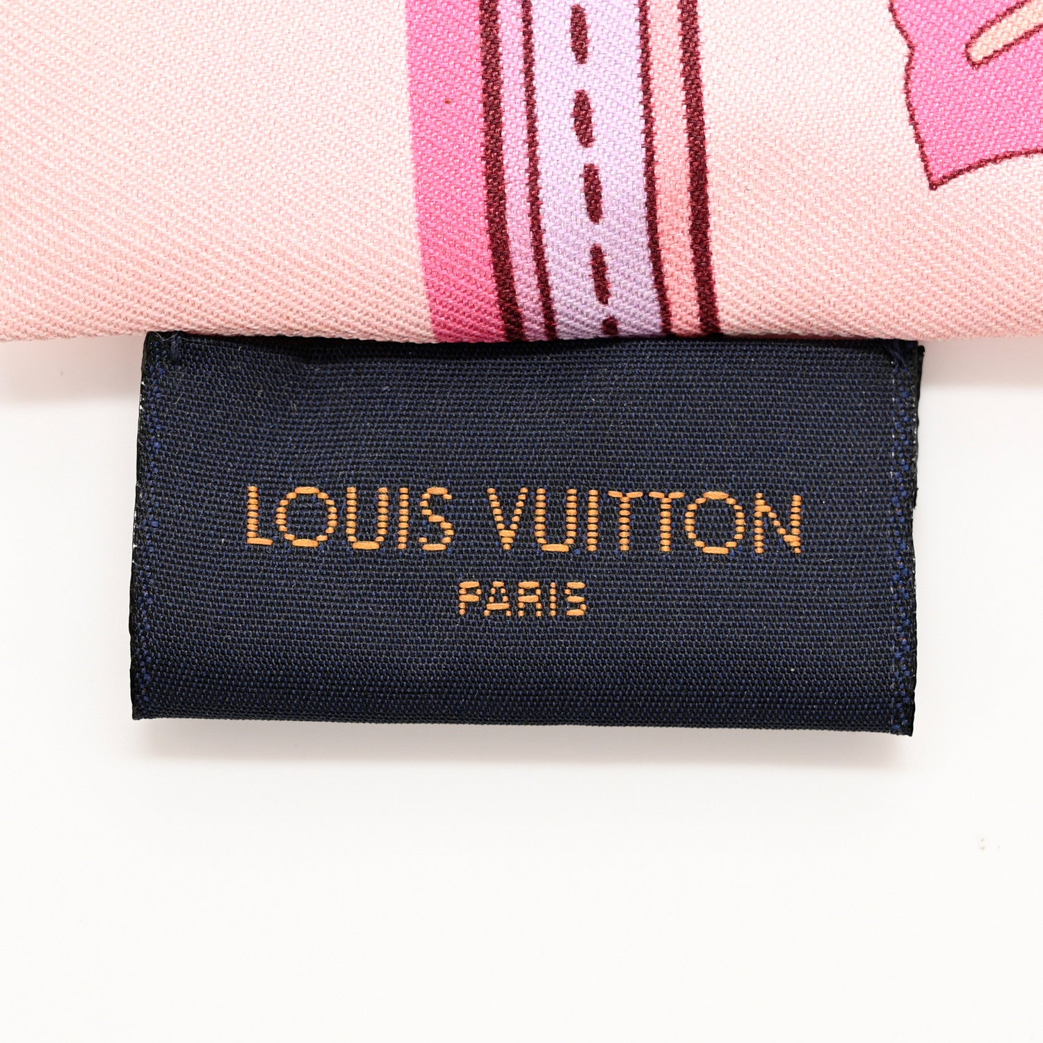 Louis Vuitton Silk Monogram Superstition Bandeau Rose Clair 3 of 4