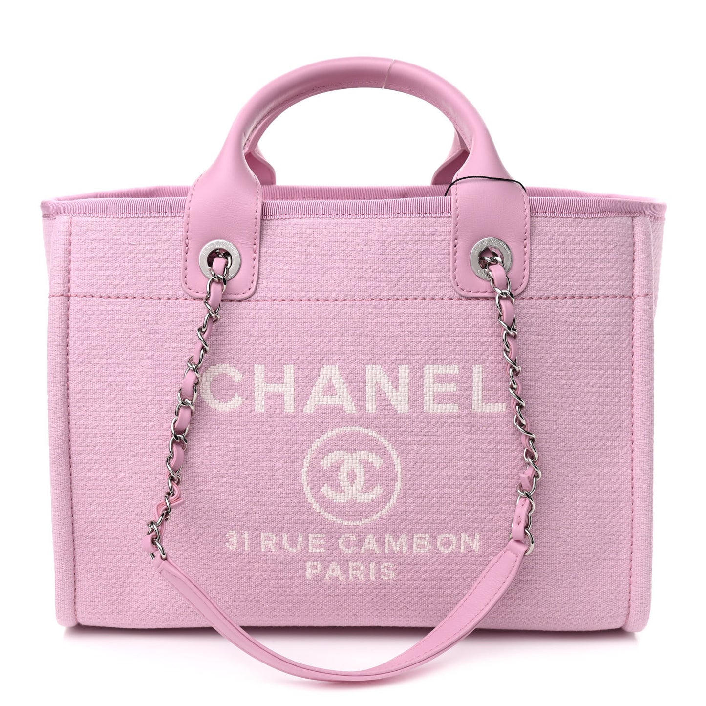 Mixed Fibers Small Deauville Tote Pink
