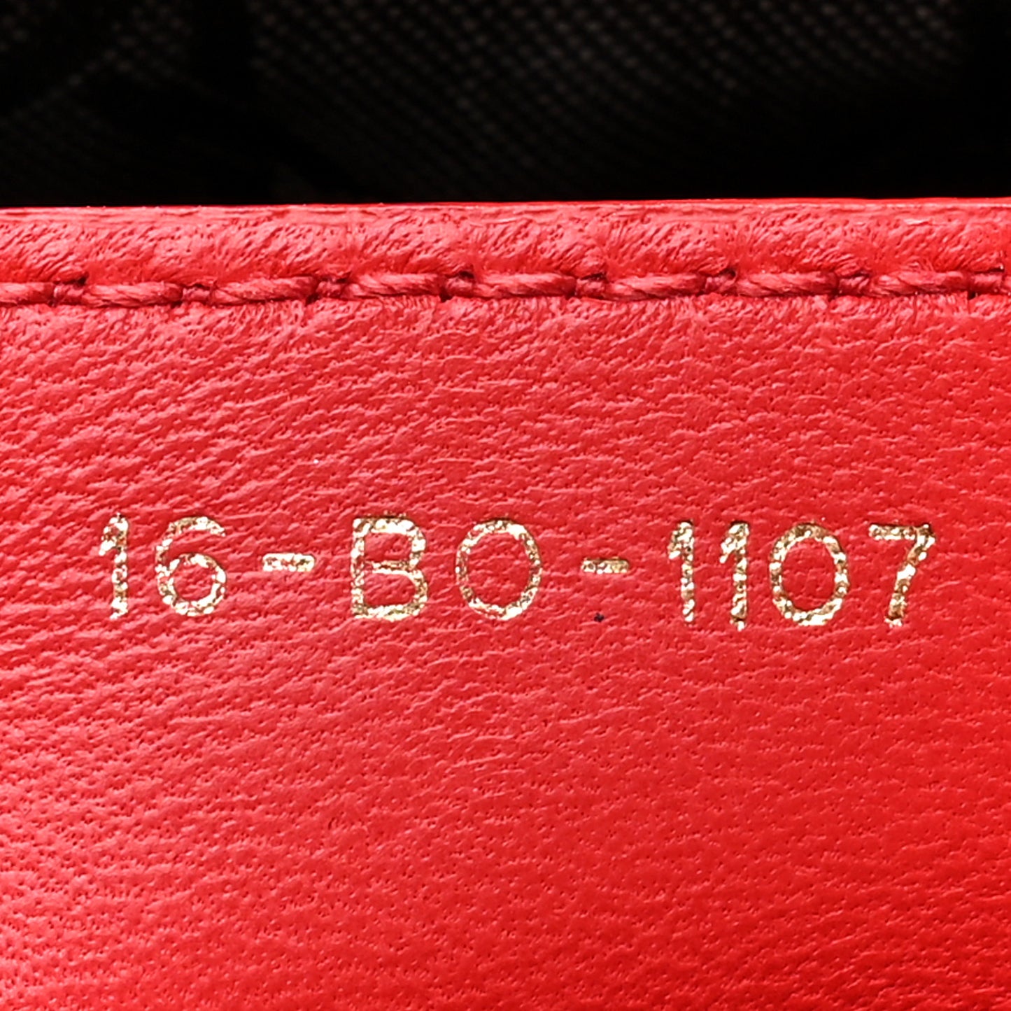 Lambskin Cannage Medium Lady Dior Red