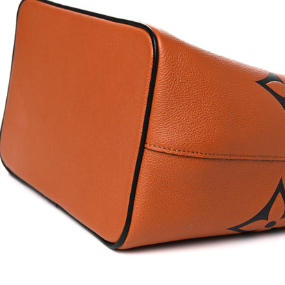Louis Vuitton Empreinte Monogram Giant Crafty Neonoe MM Caramel Black 10 of 10