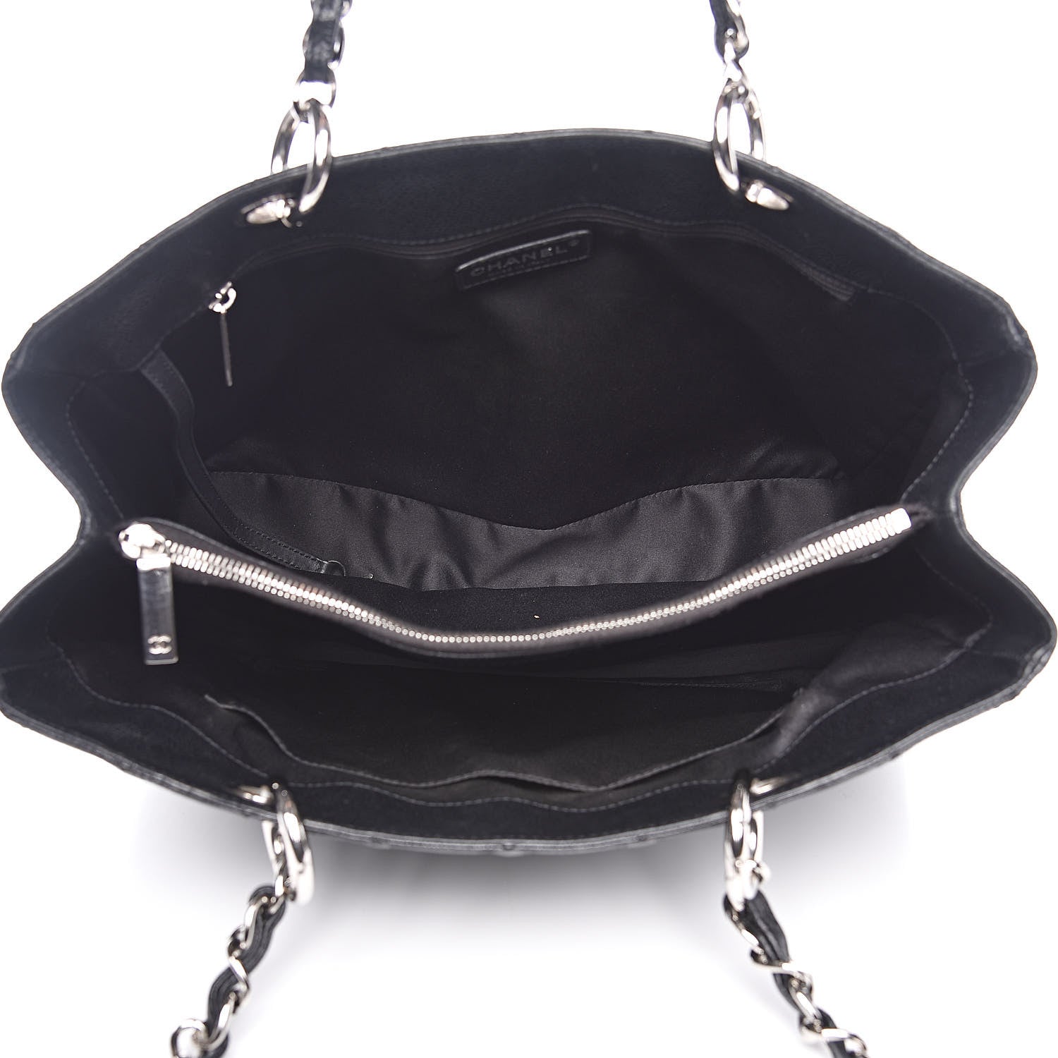 Chanel Caviar Quilted Grand Shopping Tote GST Black 5 of 16