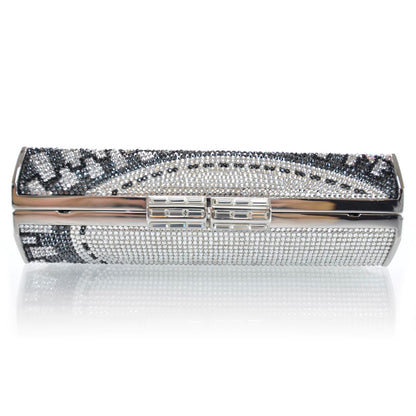 Judith Leiber Swarovski Crystal Zipper Minaudiere 3 of 10