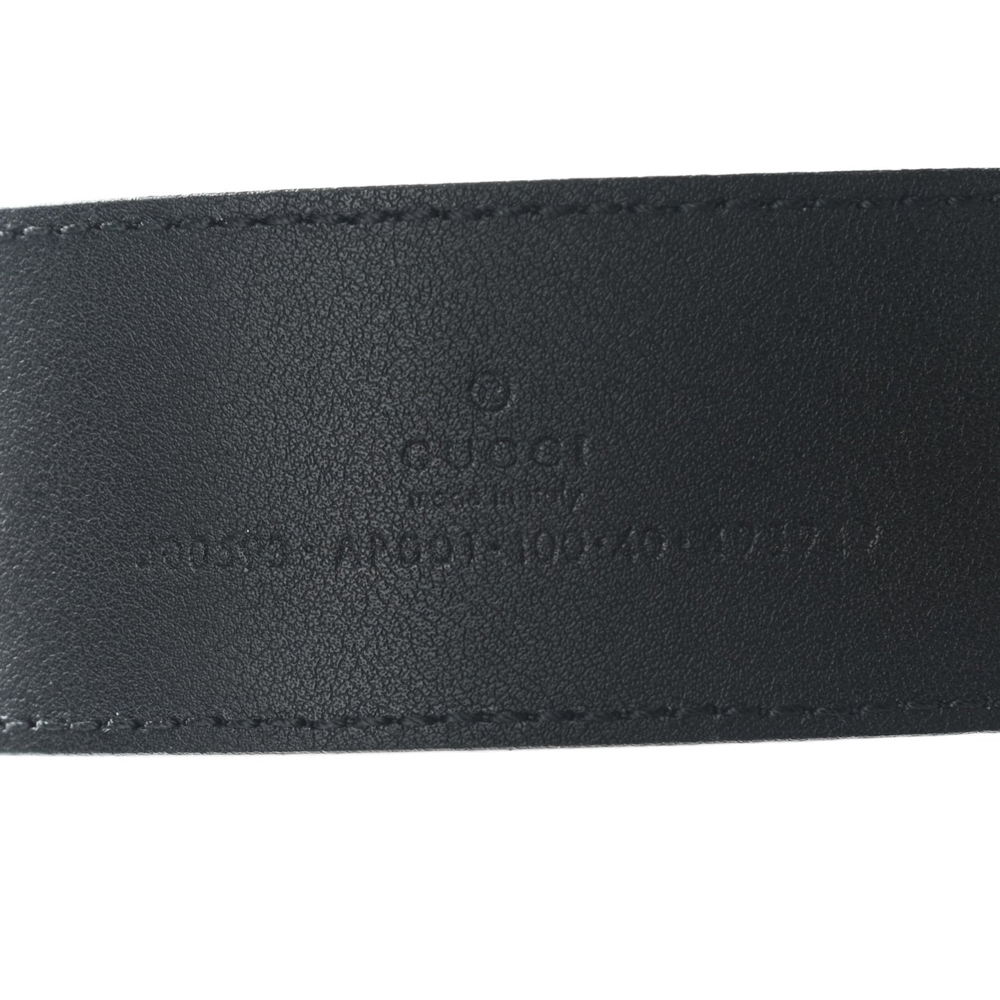 Calfskin Double G 40mm Belt 100 40 Black