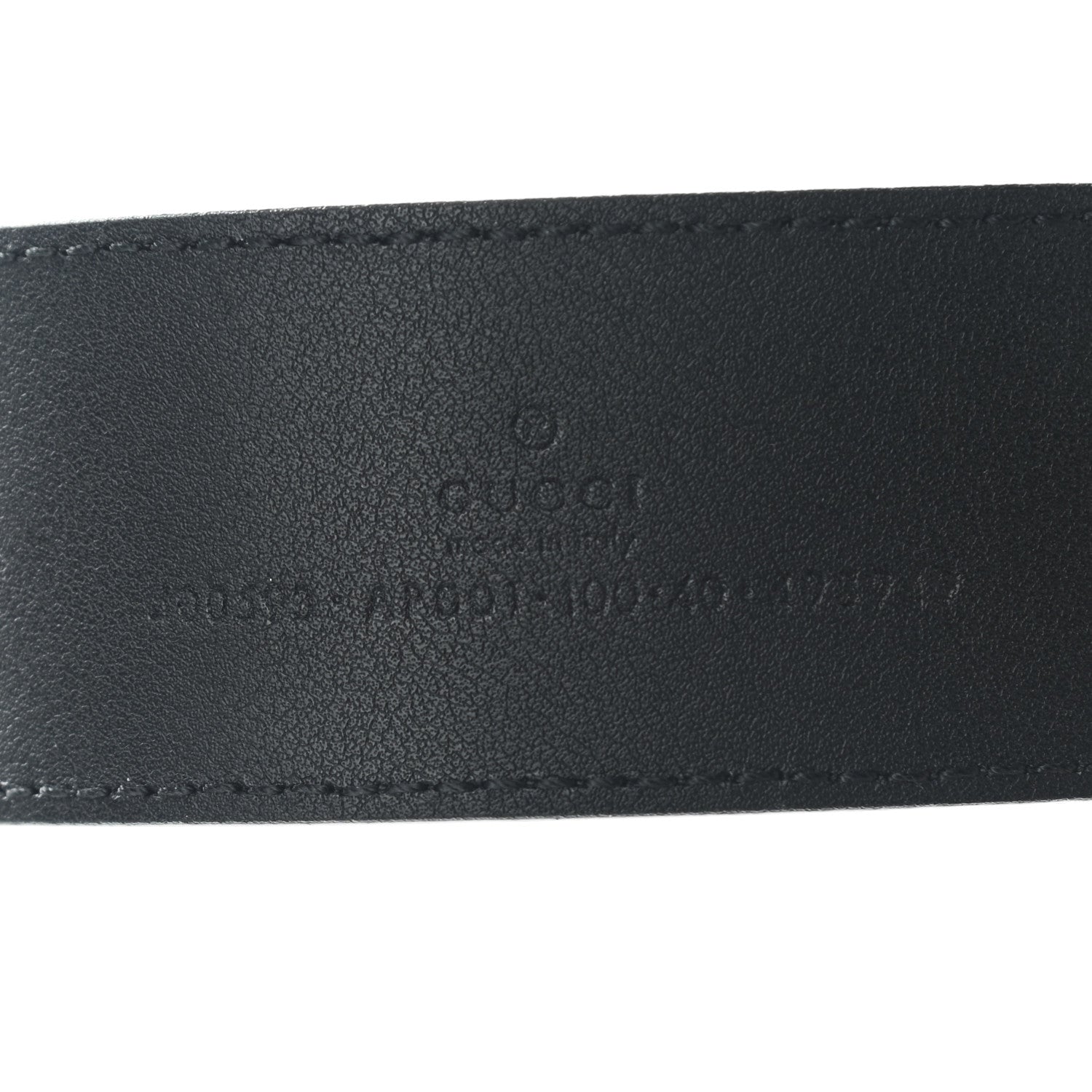 Gucci Calfskin Double G 40mm Belt 100 40 Black 3 of 4