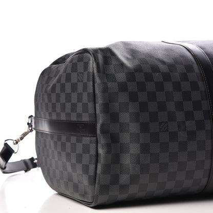 Louis Vuitton Damier Graphite Keepall Bandouliere 55 9 of 10