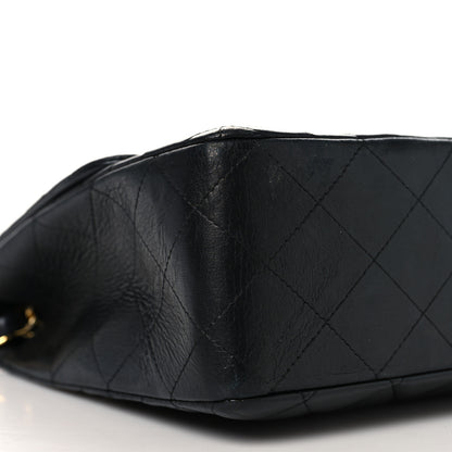 Chanel Lambskin Quilted Jumbo Double Flap Black 9 of 11