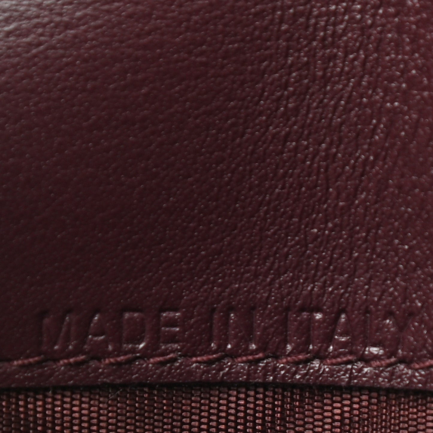 Oblique Saddle Card Holder Bordeaux