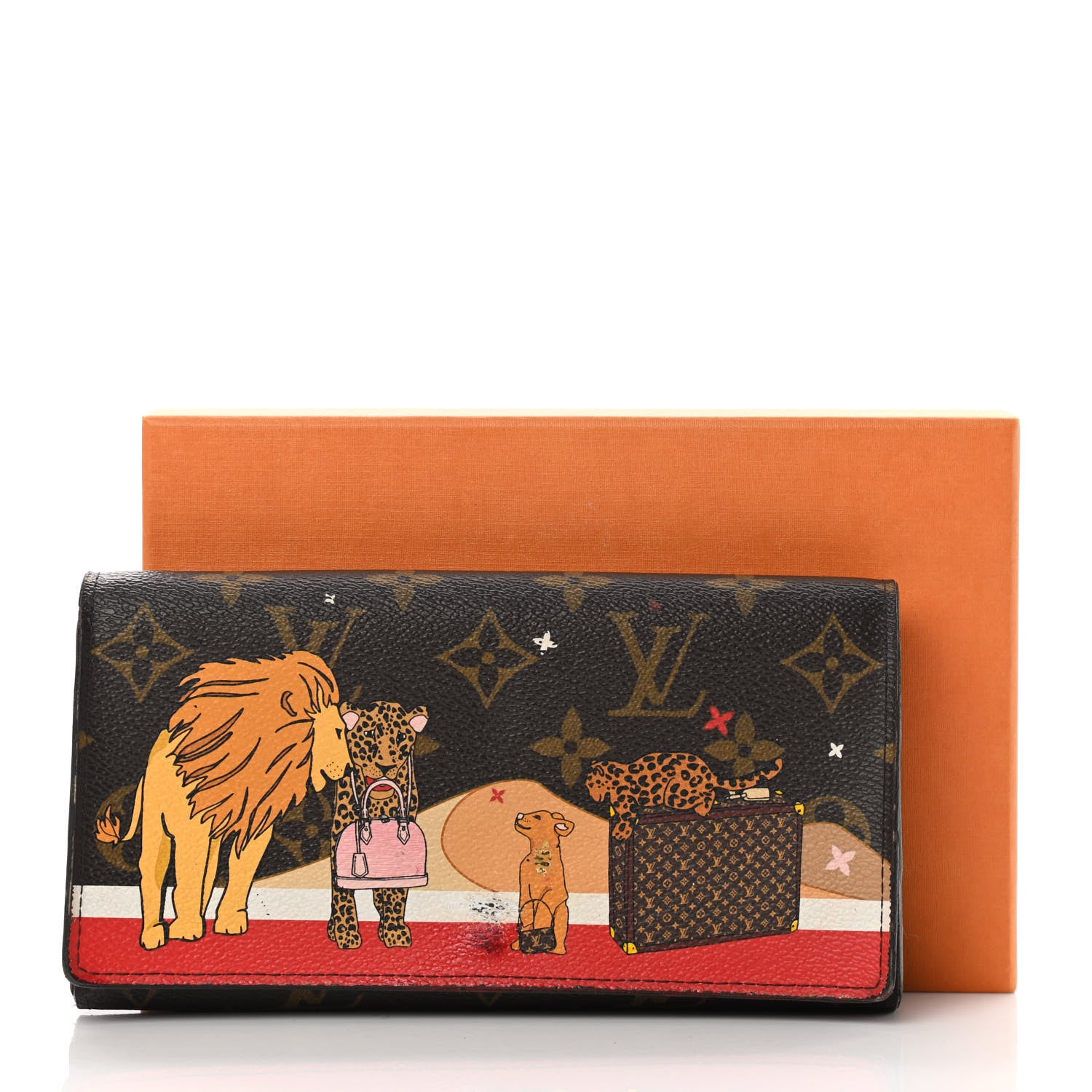 Louis Vuitton Monogram 2018 Christmas Animation Sarah Wallet 19 of 19