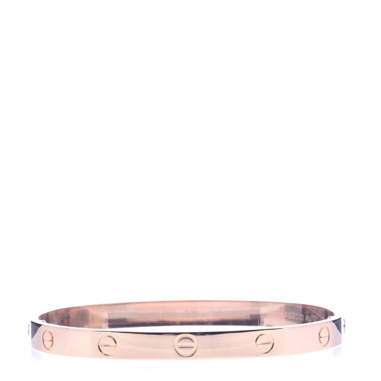 Cartier 18K Pink Gold LOVE Bracelet 19 3 of 5