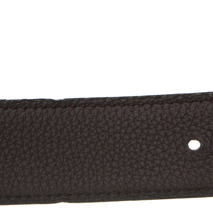 Hermes Swift Togo 32mm Belt Strap 95 Black Chocolate 2 of 7