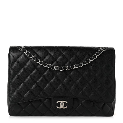 Chanel Caviar Quilted Maxi Single Flap Black 1 of 10