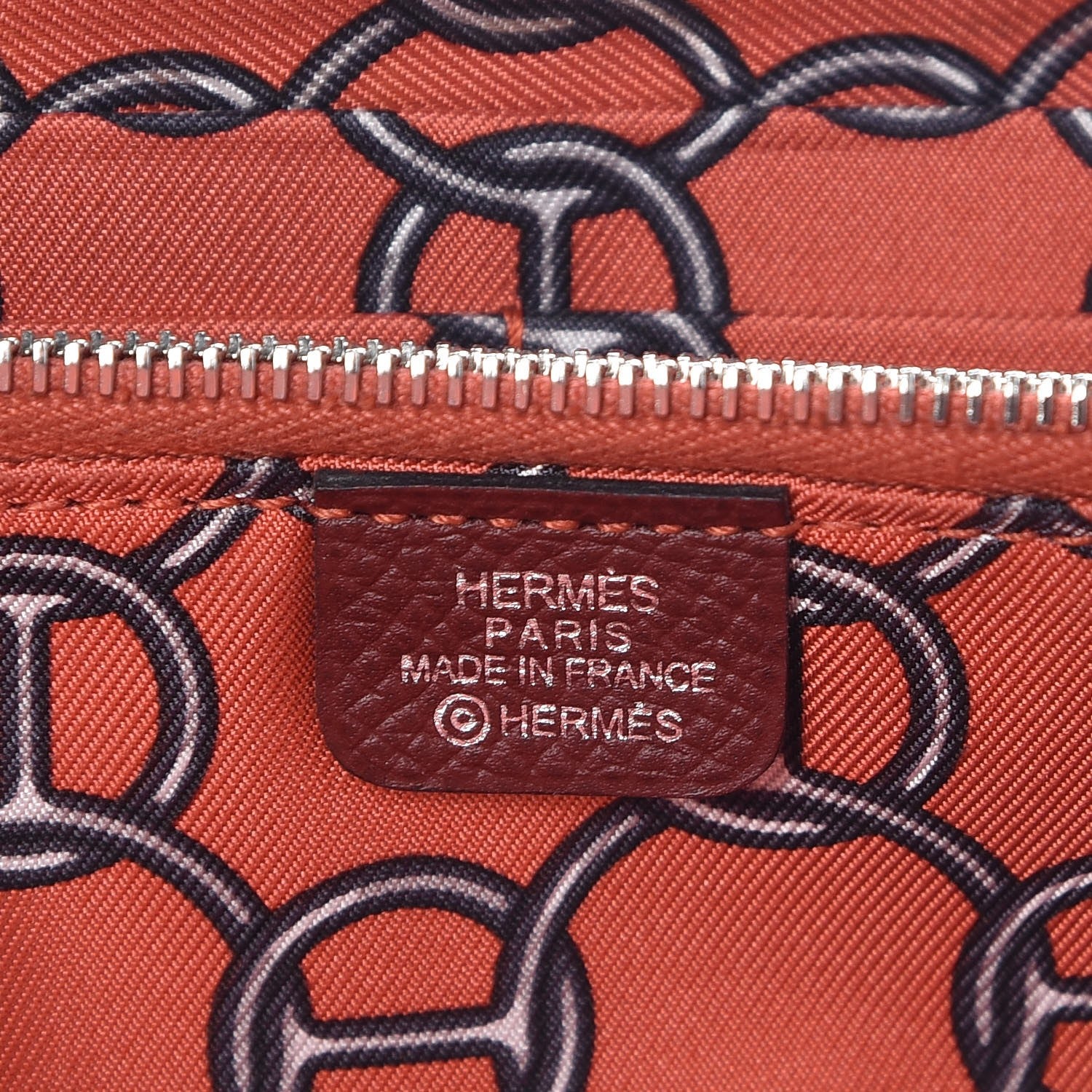 Hermes Epsom Silk'In Wallet Bordeaux 6 of 7