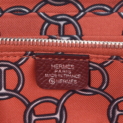 Hermes Epsom Silk'In Wallet Bordeaux 6 of 7