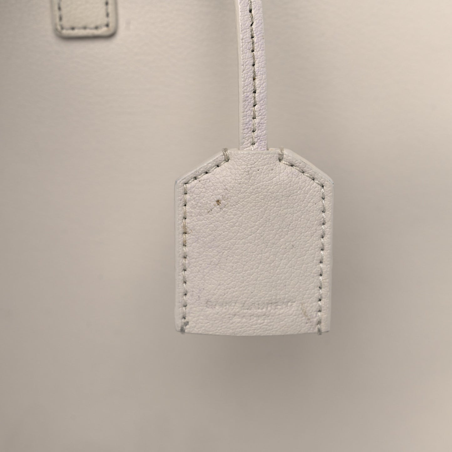 Calfskin Large Shopping Tote Porcellana