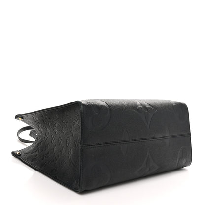 Louis Vuitton Empreinte Monogram Giant Onthego MM Black 4 of 11