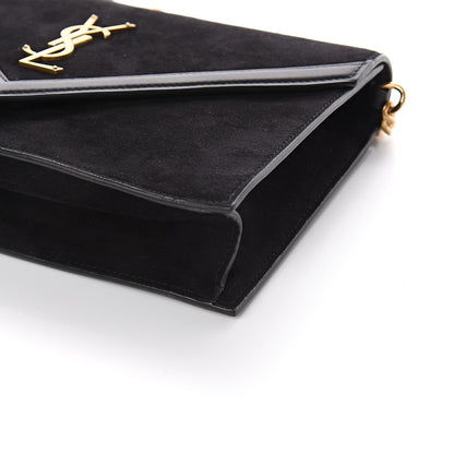 Saint Laurent Suede Calfskin Monogram Le Sept Chain Bag Black 7 of 8