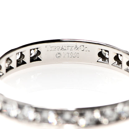 Tiffany Platinum Diamond 3mm Wedding Band Ring 49 5 3 of 3