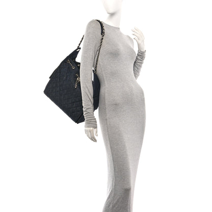 Chanel Denim Quilted Medium Chanel 25 Handbag Dark Blue 2 of 12