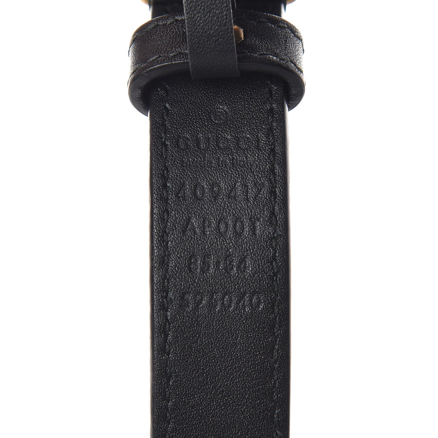 Calfskin Double G 20mm Belt 85 34 Black