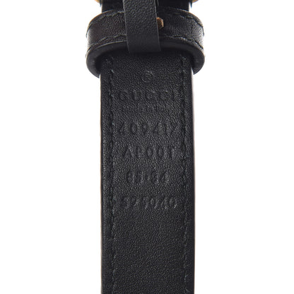 Gucci Calfskin Double G 20mm Belt 85 34 Black 4 of 7