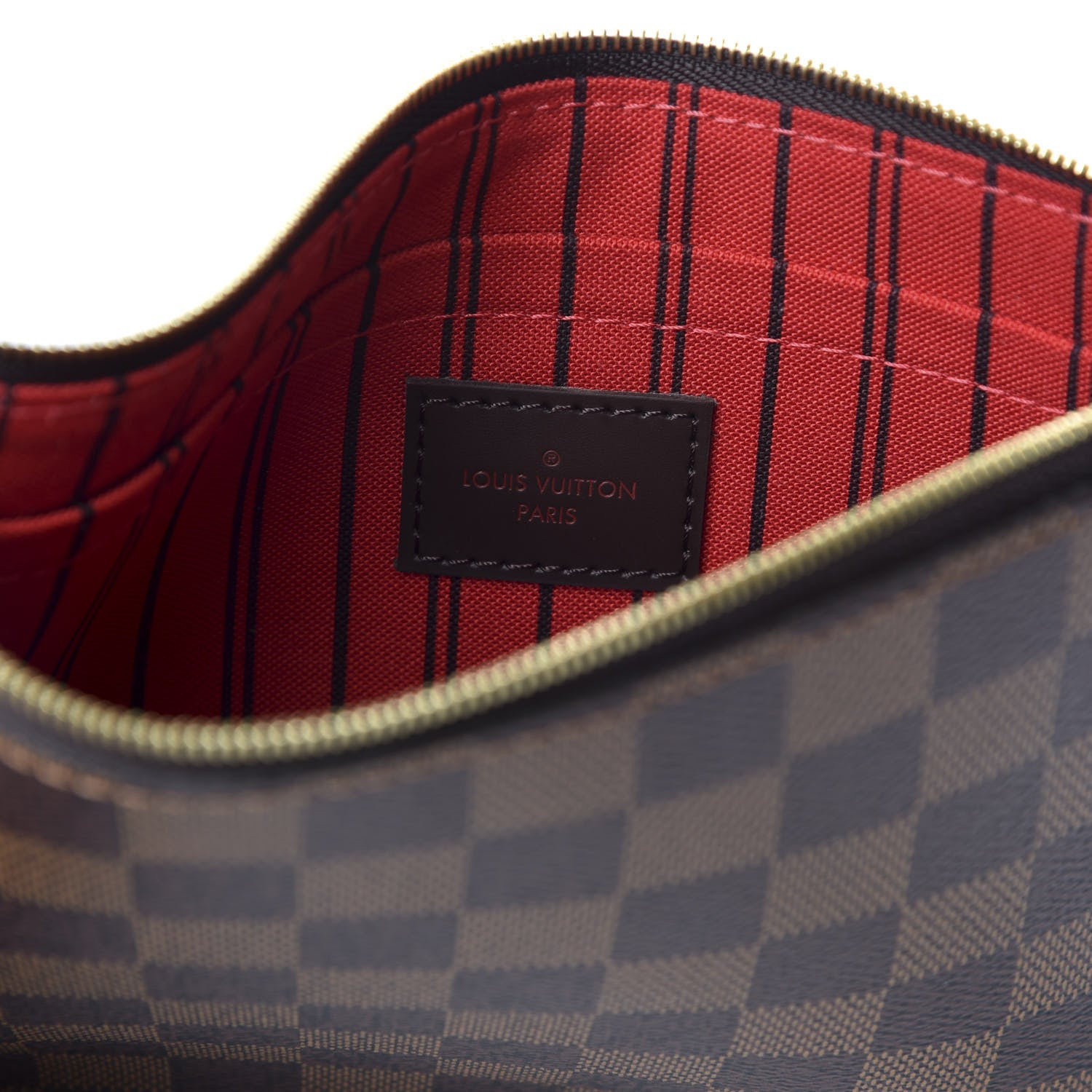 Louis Vuitton Damier Ebene Neverfull MM GM Pochette 6 of 7