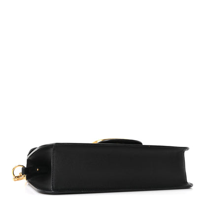 Valentino Garavani Calfskin Vlogo Loco Shoulder Bag Black 3 of 9