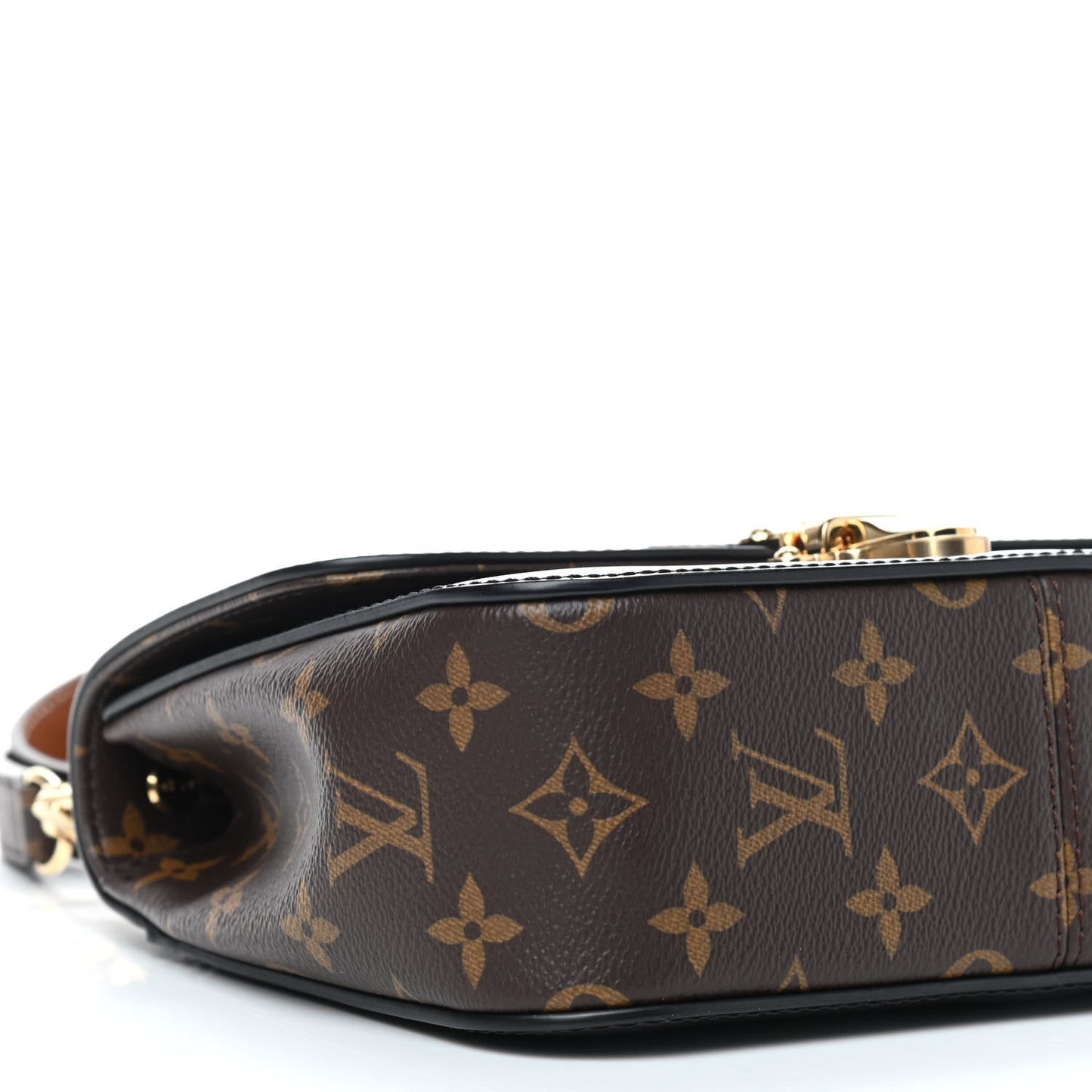 Patent Calfskin Monogram Cherrywood BB Black