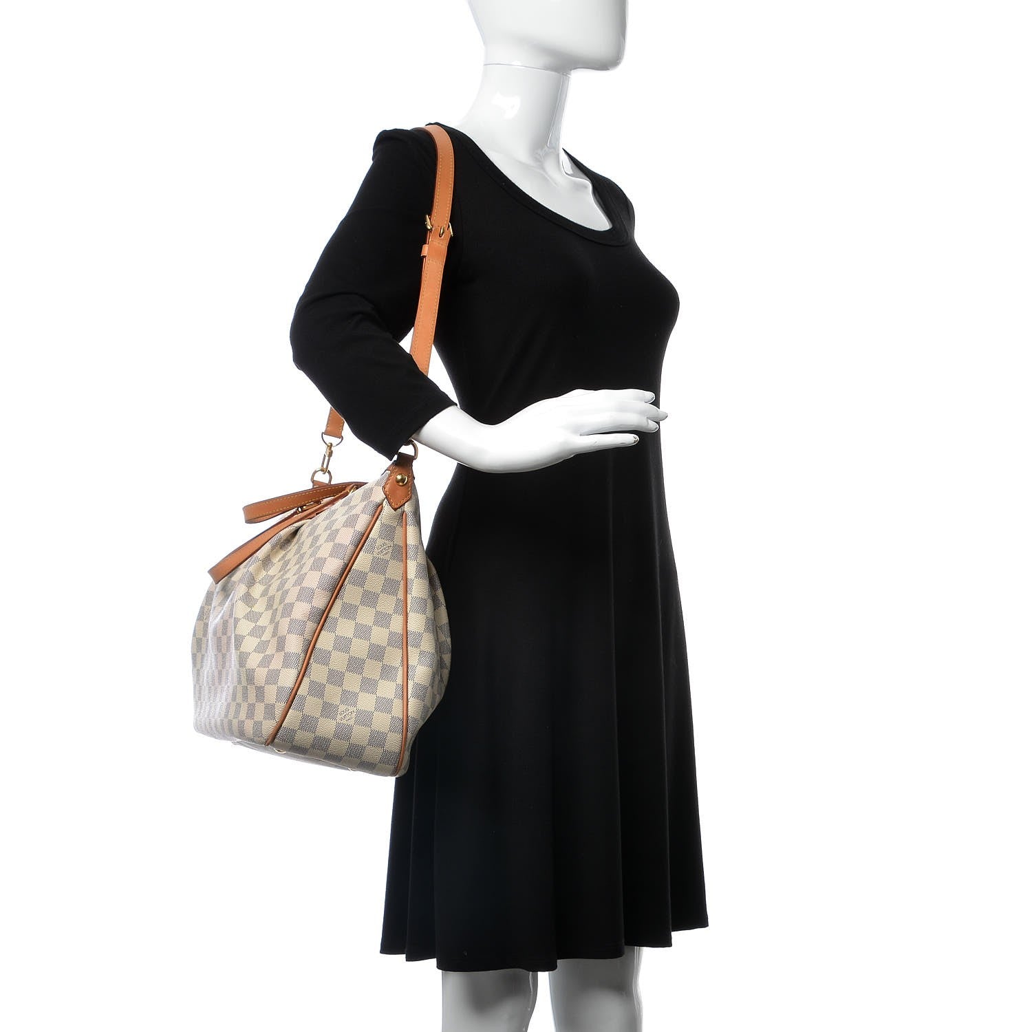 Louis Vuitton Damier Azur Siracusa GM 2 of 10