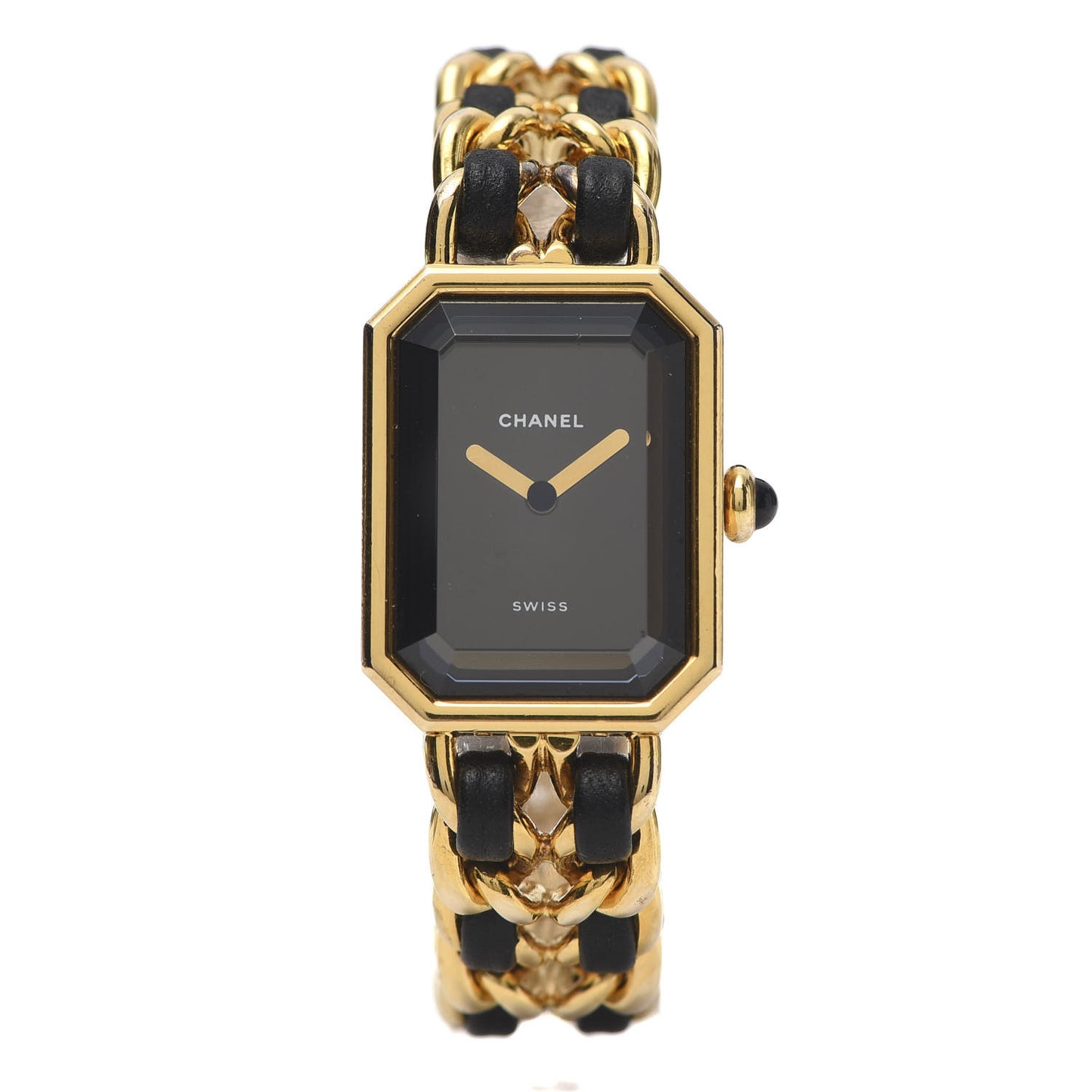 Stainless Steel Lambskin 20mm Chain Premiere Quartz Watch Gold M