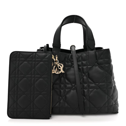Christian Dior Calfskin Macrocannage Medium Toujours Black 3 of 11