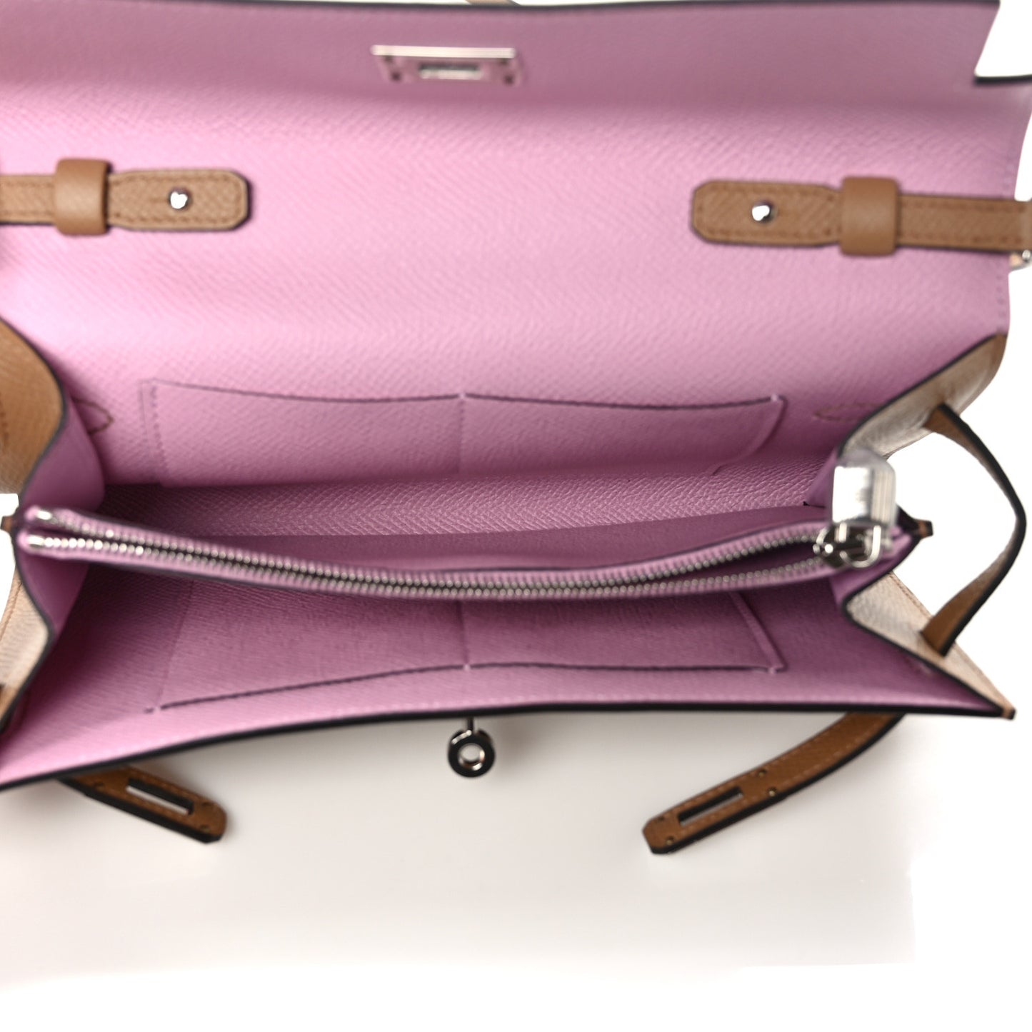 Epsom Verso Kelly Wallet To Go Chai Mauve Sylvestre