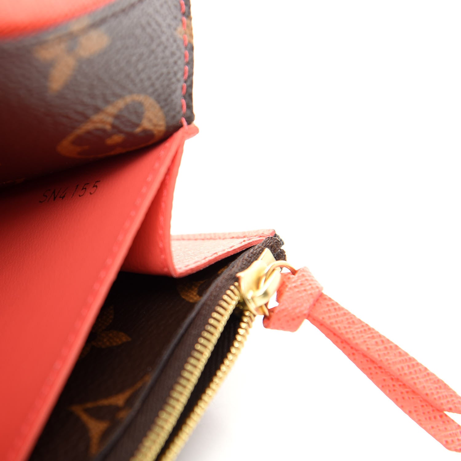 Louis Vuitton Monogram Emilie Wallet Poppy 7 of 8