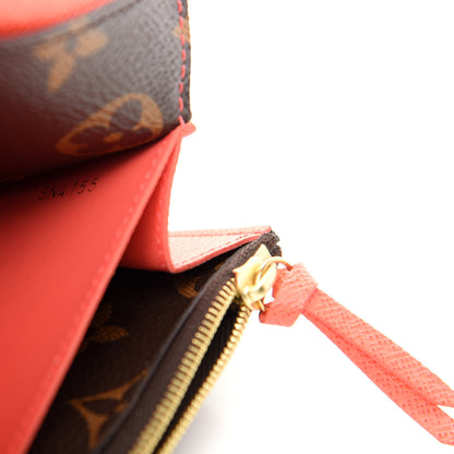 Louis Vuitton Monogram Emilie Wallet Poppy 7 of 8