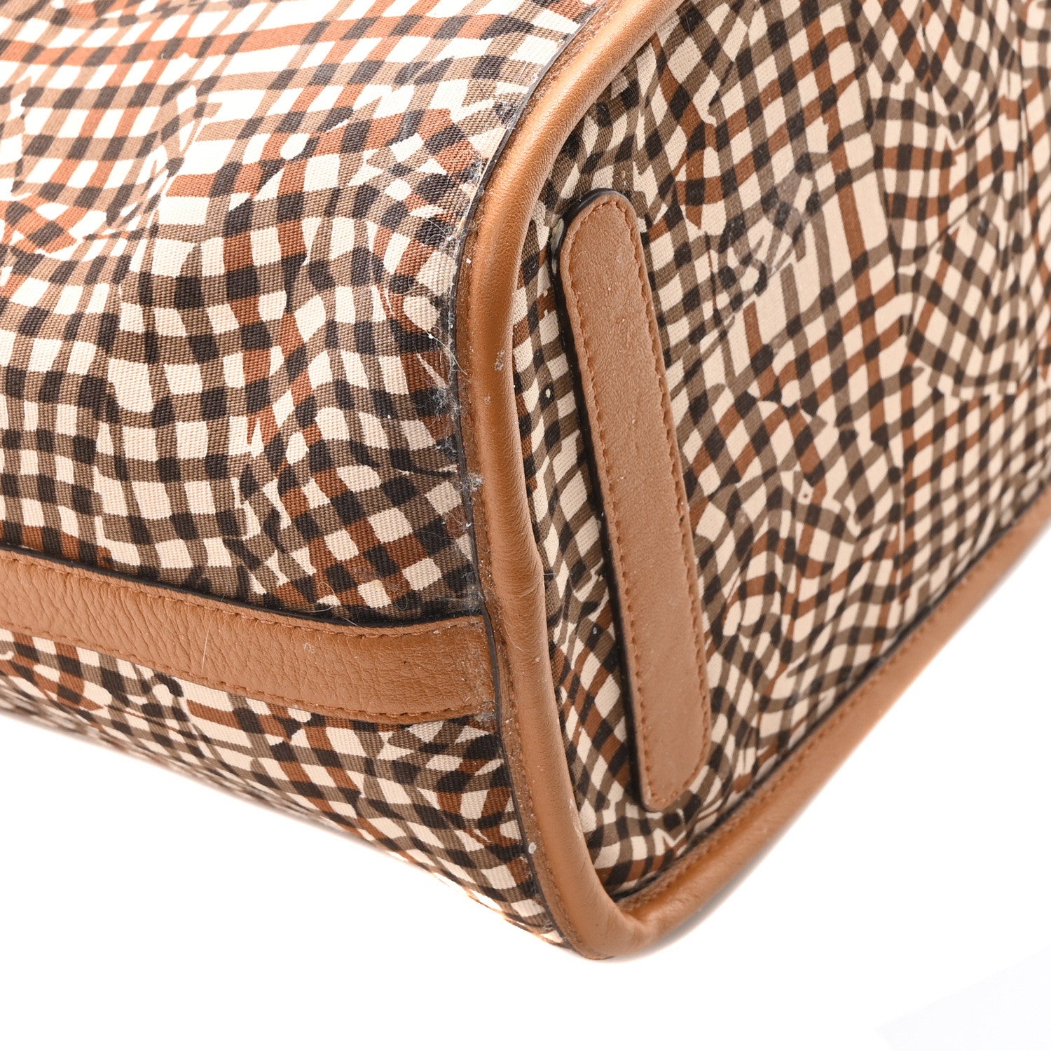 MCM Visetos Medium Liz Reversible Shopper Tote Cognac 14 of 15