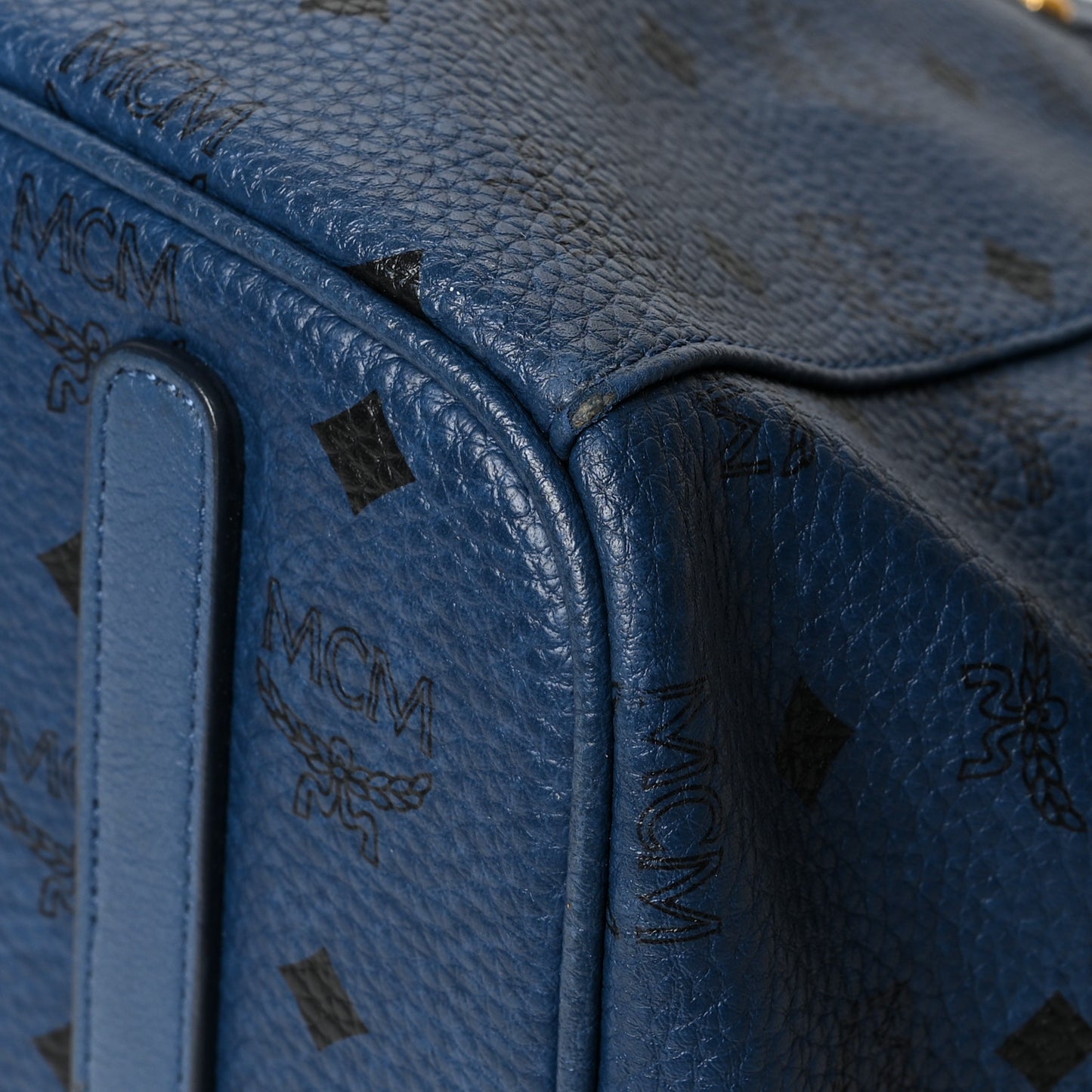 Visetos Medium Project Reversible Shopper Tote Blue