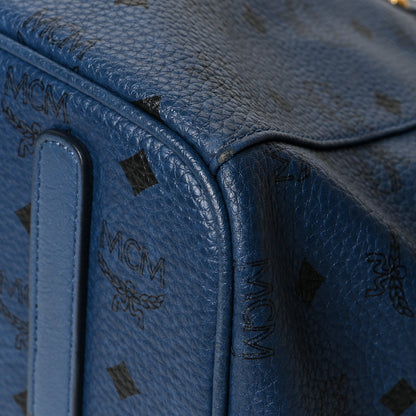 MCM Visetos Medium Project Reversible Shopper Tote Blue 12 of 16