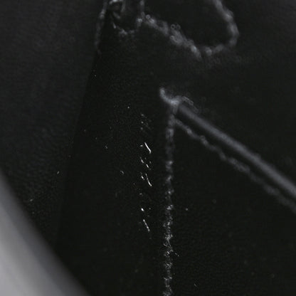 Hermes Ostrich Kelly Sellier Mini 20 Black 11 of 13