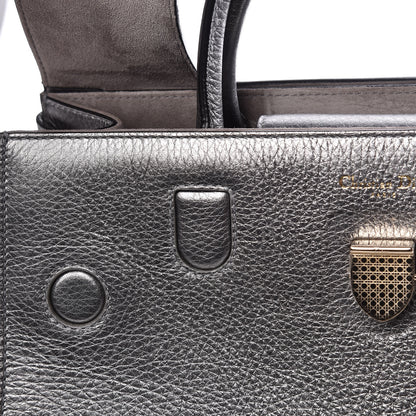 Christian Dior Metallic Grained Calfskin Medium Diorever Flap Silver 12 of 18