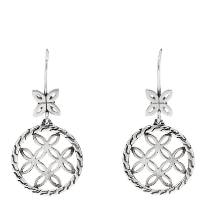 John Hardy Sterling Silver Batu Kawung Earrings 1 of 5