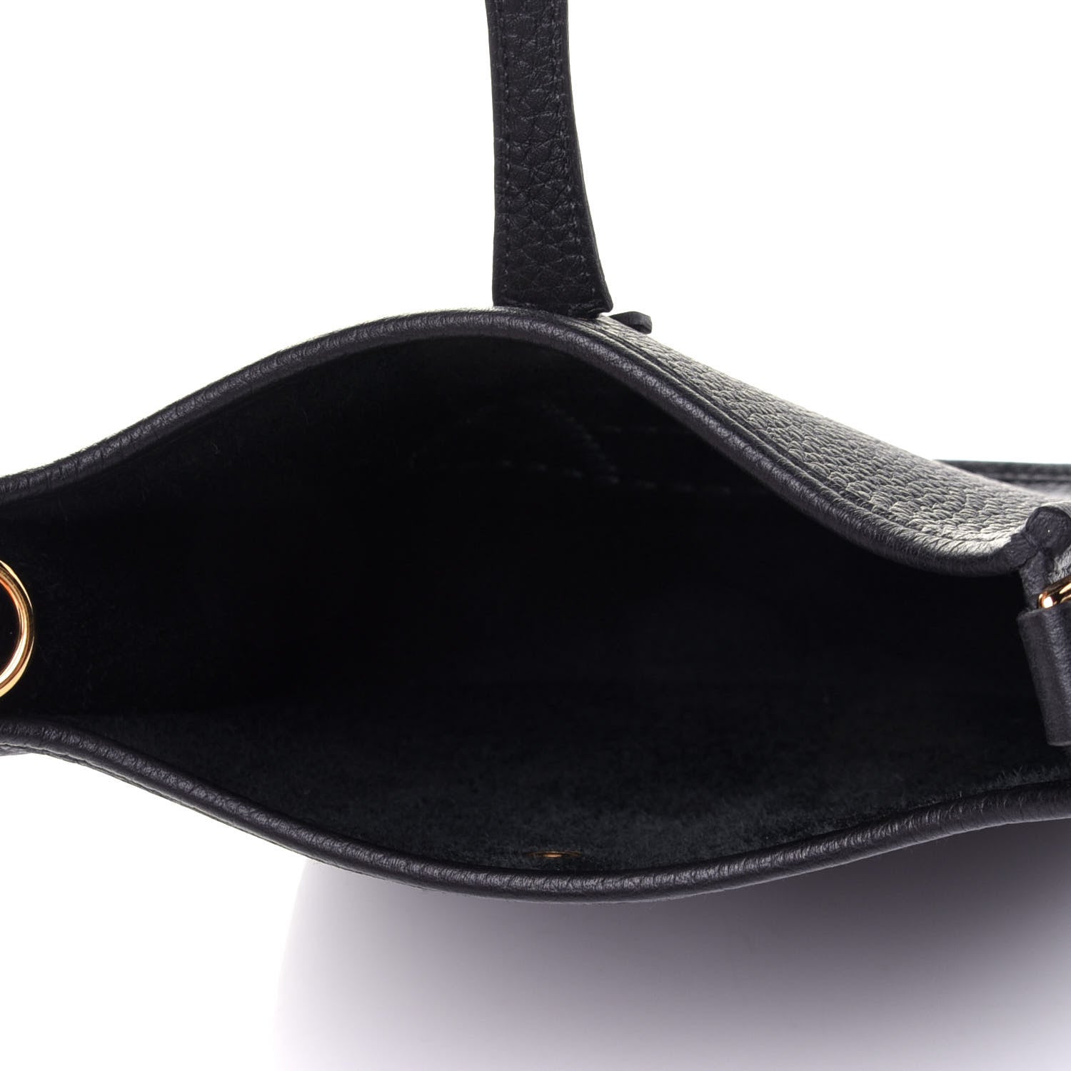 Hermes Taurillon Clemence Evelyne TPM Black 4 of 4