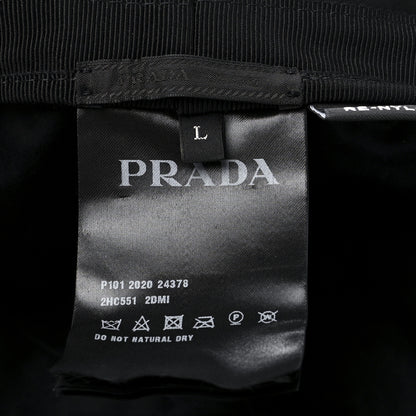 Prada Re-Nylon Mens Newsboy Hat L Black 7 of 7