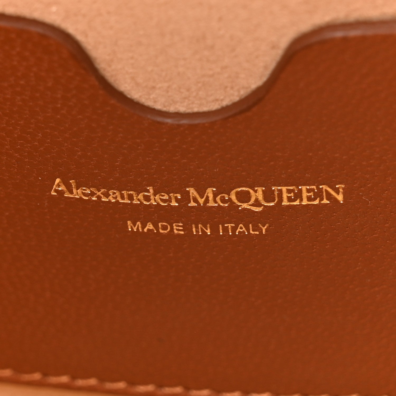 Alexander McQueen Nappa Skull Four Ring Altona Top Sculptural Pouch Brown 6 of 12