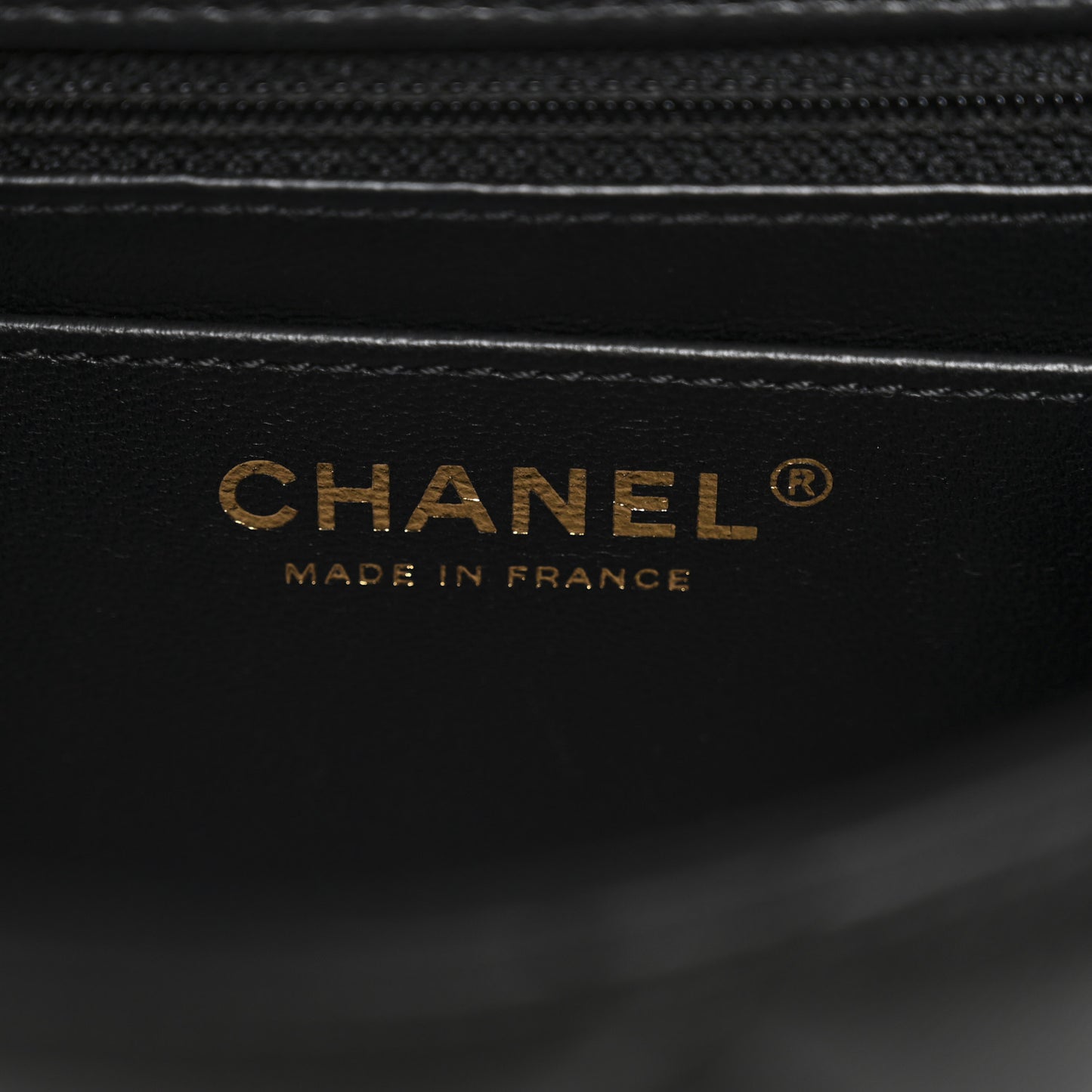 Shiny Lambskin Quilted Pearl Twist Mini Square Flap Black